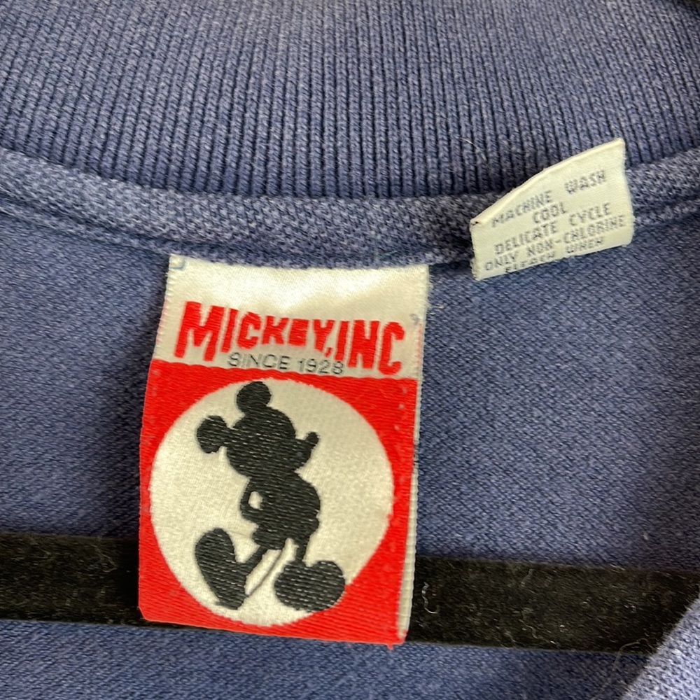 VINTAGE 25th anniversary WALT DISNEY WORLD LOGO PARK ICON POLO - Picture 3 of 5